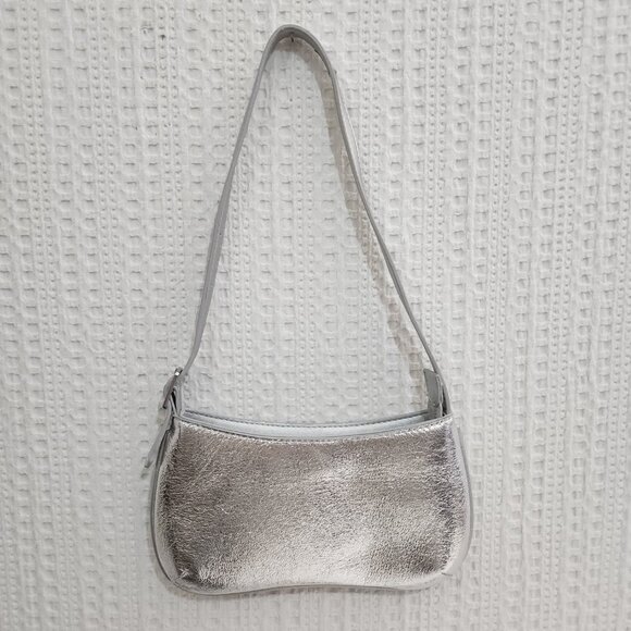 Anthropologie Mali + Lili Imani Metallic Shoulder Bag Purse - Picture 6 of 14